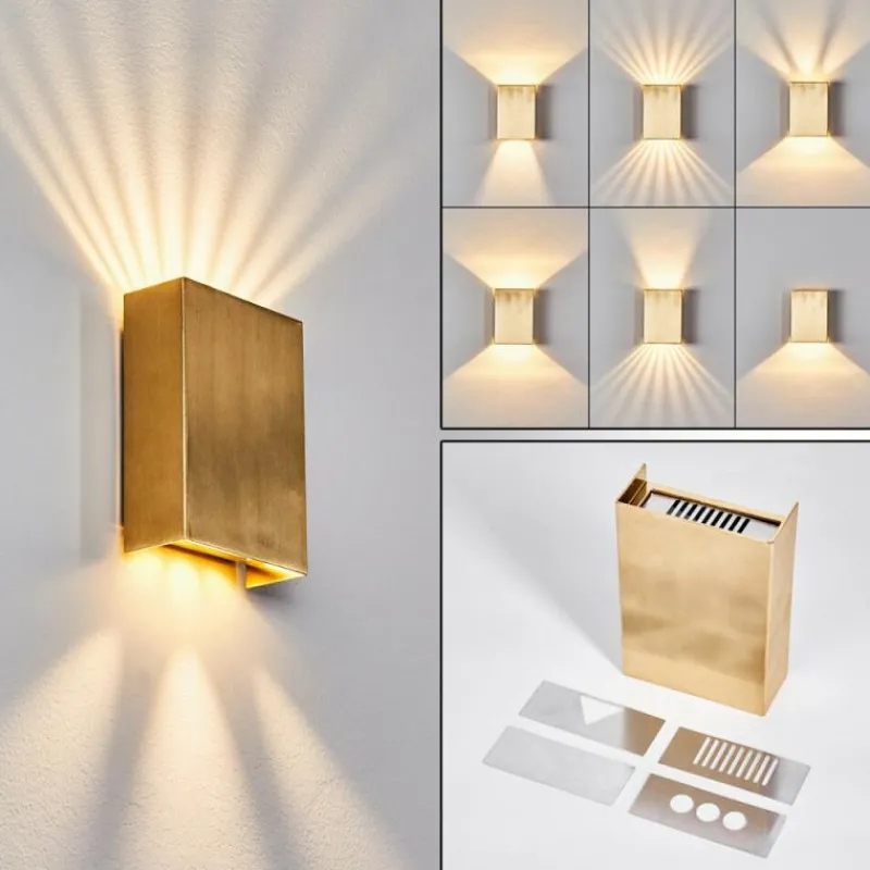 hofstein Applique murale d'extérieur Benin LED Laiton, 1 lumière