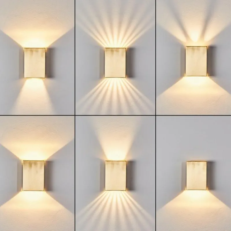 hofstein Applique murale d'extérieur Benin LED Laiton, 1 lumière