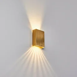 hofstein Applique murale d'extérieur Benin LED Laiton, 1 lumière