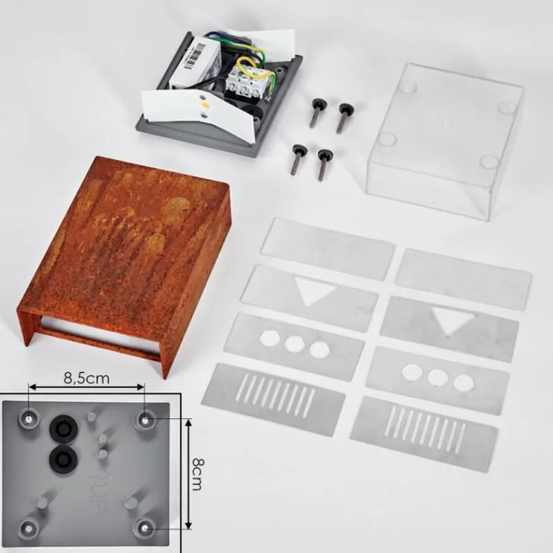 hofstein Applique murale d'extérieur Benin LED Rouille, 1 lumière
