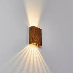 hofstein Applique murale d'extérieur Benin LED Rouille, 1 lumière