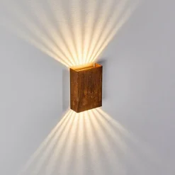 hofstein Applique murale d'extérieur Benin LED Rouille, 1 lumière