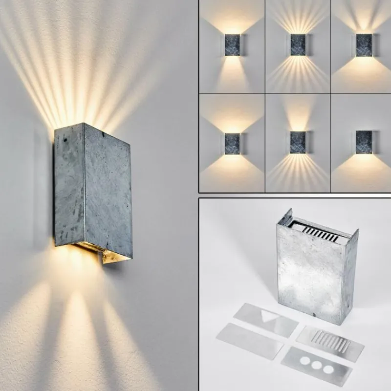 hofstein Applique murale d'extérieur Benin LED Gris, 1 lumière