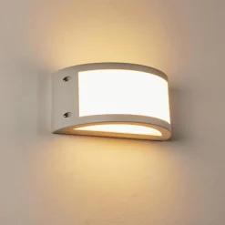 hofstein Applique murale d'extérieur Pompeano LED Blanc, 1 lumière