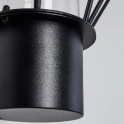 Lampes Vintages & Rétros-hofstein Applique murale d'extérieur Solda Noir, 1 lumière