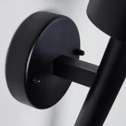 Lampes Vintages & Rétros-hofstein Applique murale d'extérieur Solda Noir, 1 lumière