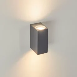 hofstein Applique murale d'extérieur Kingstown Anthracite, 2 lumières