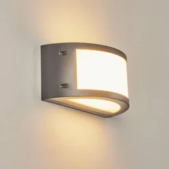 hofstein Applique murale d'extérieur Pompeano LED Noir, 1 lumière