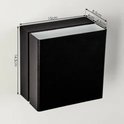 hofstein Applique murale d'extérieur Fontanile LED Noir, Blanc, 1 lumière