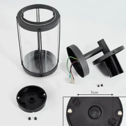 hofstein Applique murale d'extérieur Riola Anthracite, 1 lumière