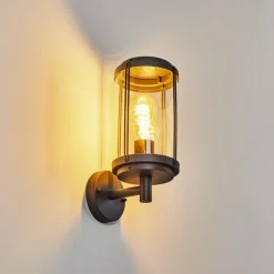 hofstein Applique murale d'extérieur Riola Anthracite, 1 lumière