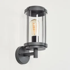 hofstein Applique murale d'extérieur Riola Anthracite, 1 lumière