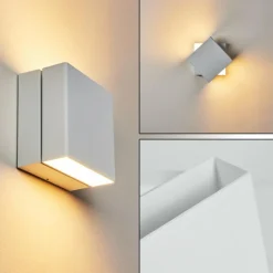 hofstein Applique murale d'extérieur Fontanile LED Blanc, 1 lumière