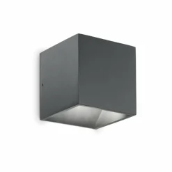 Luminaires Ideallux Applique murale d'extérieur Ideallux RUBIK LED Anthracite, 1 lumière