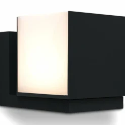 Luminaires Lutec Applique murale d'extérieur Lutec CUBA LED Noir, 1 lumière