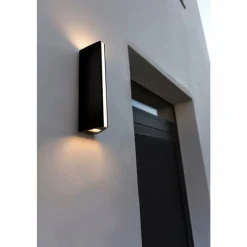 Luminaires Lutec Applique murale d'extérieur Lutec LEO LED Noir, 2 lumières