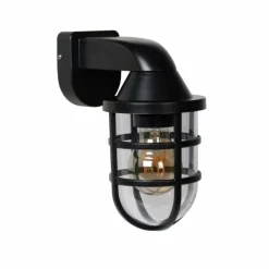 Luminaires Lucide Applique murale d'extérieur Lucide LEWIS Noir, 1 lumière