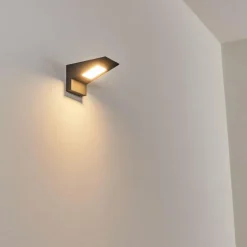 hofstein Applique murale d'extérieur Matlava LED Anthracite, Blanc, 1 lumière