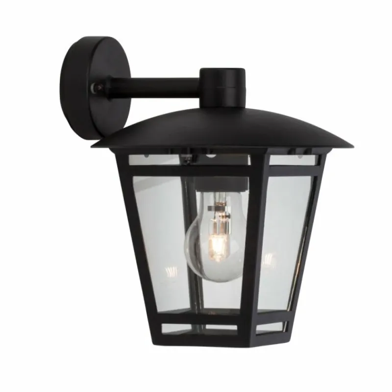 hofstein Applique murale d'extérieur Brilliant Riley Noir, 1 lumière