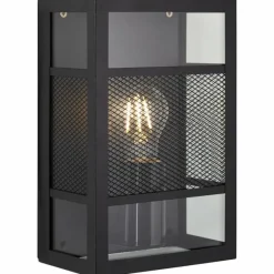 Luminaires Brilliant Applique murale d'extérieur Brilliant Getta Noir, 1 lumière