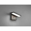 Luminaires Trio Applique murale d'extérieur Trio Horton LED Anthracite, 1 lumière, Détecteur de mouvement