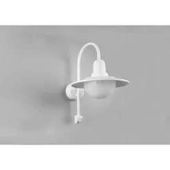 Luminaires Trio Applique murale d'extérieur Trio Norman Blanc, 1 lumière, Détecteur de mouvement