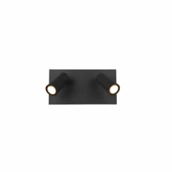 Luminaires Trio Applique murale d'extérieur Trio Tunga LED Anthracite, 2 lumières
