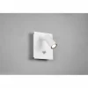 Luminaires Trio Applique murale d'extérieur Trio Tunga LED Blanc, 1 lumière, Détecteur de mouvement