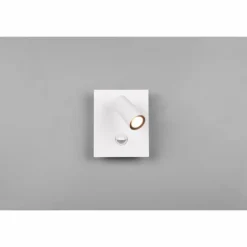 Luminaires Trio Applique murale d'extérieur Trio Tunga LED Blanc, 1 lumière, Détecteur de mouvement