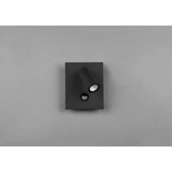 Luminaires Trio Applique murale d'extérieur Trio Tunga LED Anthracite, 1 lumière, Détecteur de mouvement