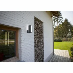 Luminaires Lutec Applique murale d'extérieur Lutec CUBA LED Anthracite, 2 lumières