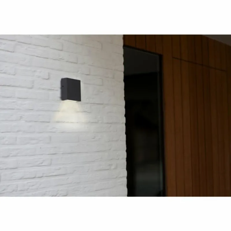 Luminaires Lutec Applique murale d'extérieur Lutec GEMINI LED Anthracite, 1 lumière