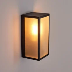 hofstein Applique murale d'extérieur Hakkas Noir, 1 lumière