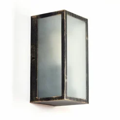 Lampes Dorées-hofstein Applique murale d'extérieur Hakkas Brun, Or, 1 lumière