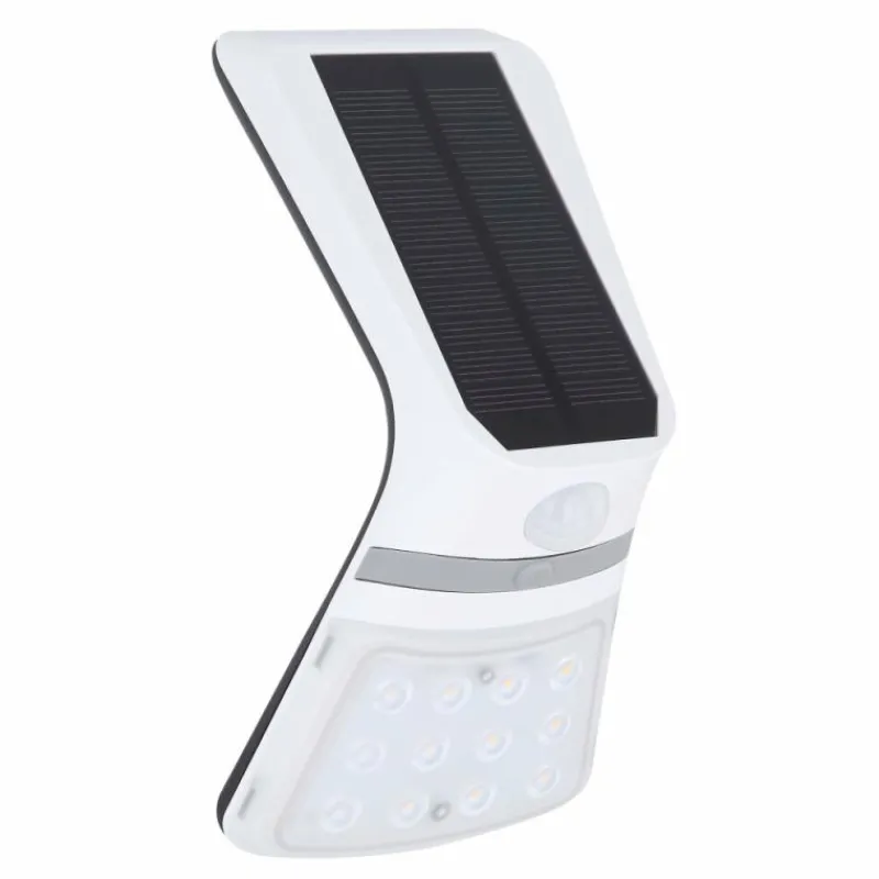 Luminaires Globo Lighting Applique murale d'extérieur Globo Solar LED Noir, 1 lumière, Détecteur de mouvement