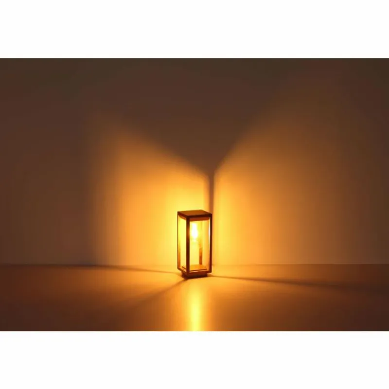 Lampes En Bois-Luminaires Globo Lighting Applique murale d'extérieur Globo CANDELA Bois foncé, 1 lumière