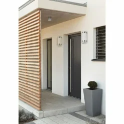 Luminaires LCD Applique murale d'extérieur LCD 060LEDSEN Acier inoxydable, 1 lumière, Détecteur de mouvement