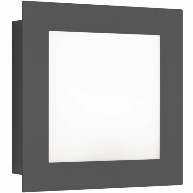 Luminaires LCD Applique murale d'extérieur LCD 3007LED Noir, 1 lumière
