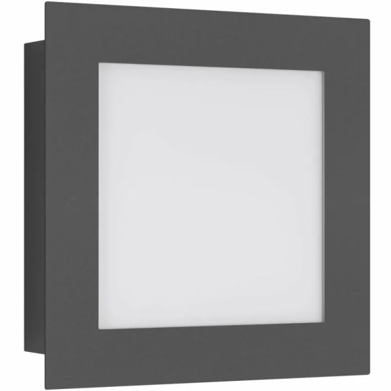 Luminaires LCD Applique murale d'extérieur LCD 3007LED Noir, 1 lumière