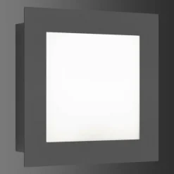 Luminaires LCD Applique murale d'extérieur LCD 3007LEDSEN Noir, 1 lumière, Détecteur de mouvement