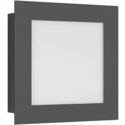Luminaires LCD Applique murale d'extérieur LCD 3007LEDSEN Noir, 1 lumière, Détecteur de mouvement