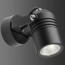 Luminaires LCD Applique murale d'extérieur LCD 5019 LED Noir, 1 lumière