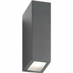 Luminaires LCD Applique murale d'extérieur LCD 5023 LED Noir, 2 lumières