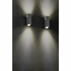Luminaires LCD Applique murale d'extérieur LCD 5023 LED Noir, 2 lumières