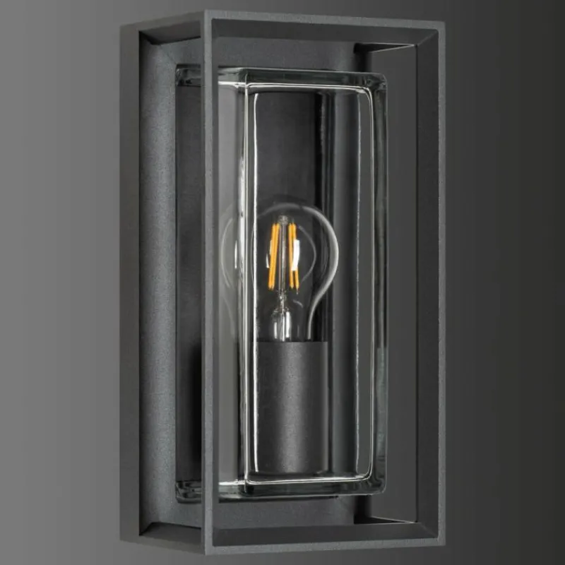 Luminaires LCD Applique murale d'extérieur LCD 5070 Noir, 1 lumière