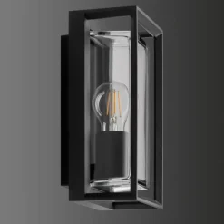 Luminaires LCD Applique murale d'extérieur LCD 5070 Noir, 1 lumière