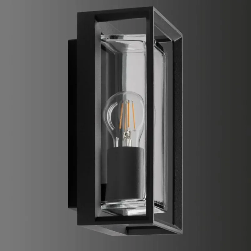 Luminaires LCD Applique murale d'extérieur LCD 5070 Noir, 1 lumière