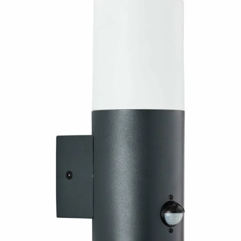 Luminaires Brilliant Applique murale d'extérieur Brillliant Aberdeen Noir, 1 lumière, Détecteur de mouvement