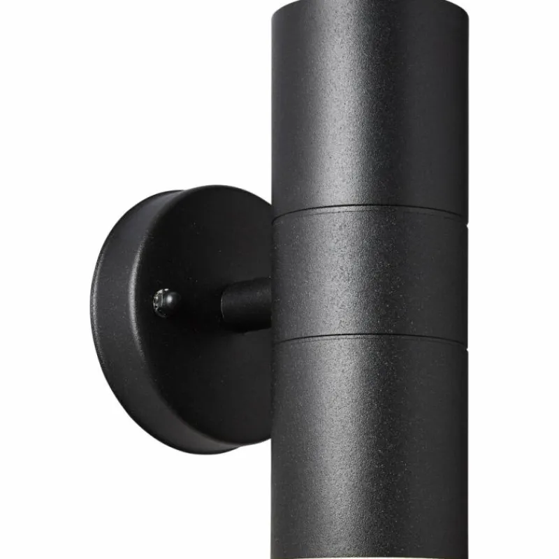 Luminaires Brilliant Applique murale d'extérieur Brillliant Traver Noir, 2 lumières