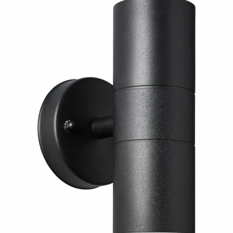 Luminaires Brilliant Applique murale d'extérieur Brillliant Traver Noir, 2 lumières